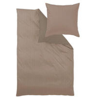 POSTELJNINA FERRARA 140/200 cm damast rjava  - rjava, Konvencionalno, tekstil (140/200cm) - Curt Bauer