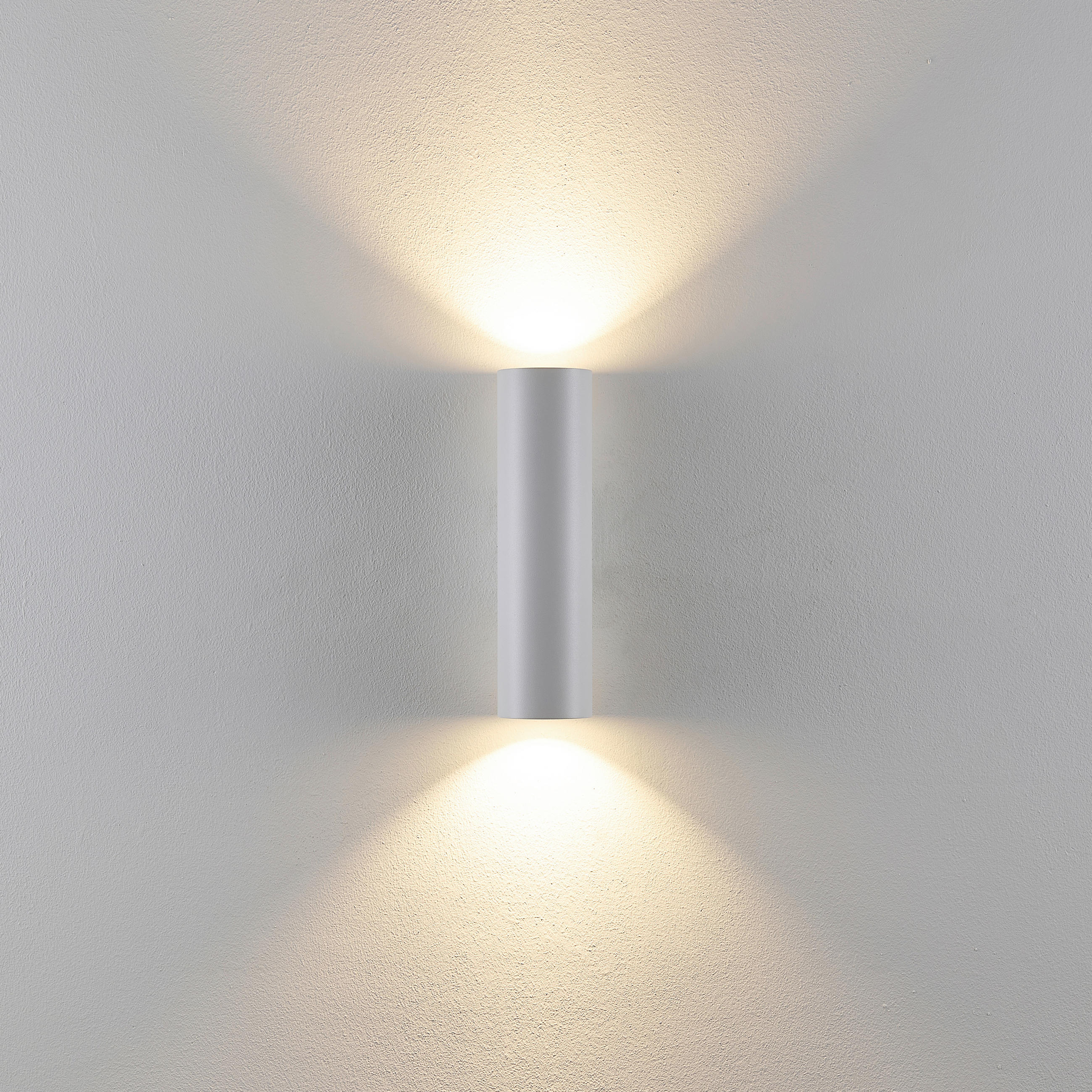 WANDSTRAHLER - Weiss, Design, Metall (7/6/23cm)