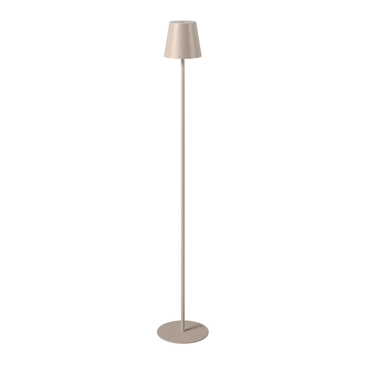 PORTABEL GOLVLAMPA Lauderdale 22/130 cm    - sandfärgad, Design, metall/plast (22/130cm) - Novel