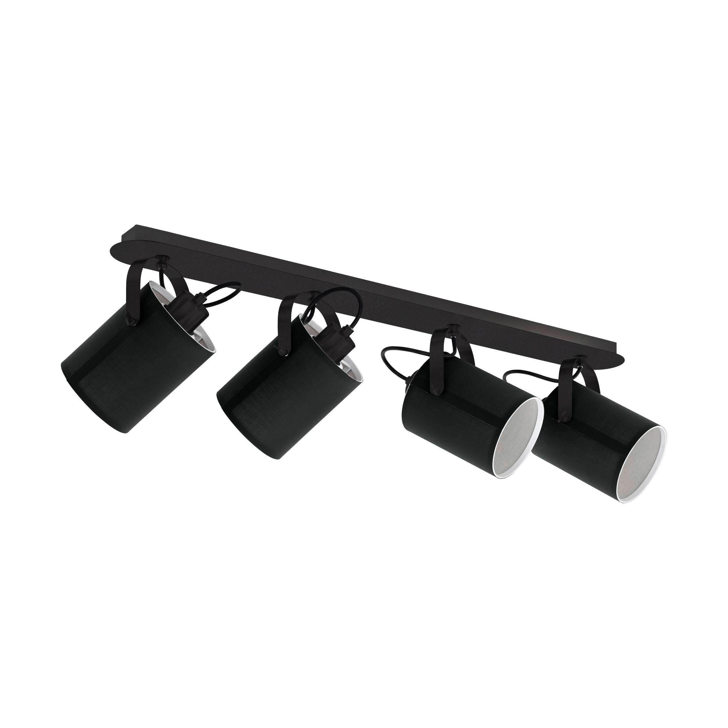 SPOTLIGHT Villabate 79,5/9/9 cm   - vit/svart, Design, metall/textil (79,5/9/9cm) - Eglo