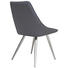 STUHL Webstoff Chromfarben, Grau, Hellgrau - Chromfarben/Hellgrau, Design, Textil/Metall (53/86,5/64cm) - Hom`in STUHL Webstoff Chromfarben, Grau, Hellgrau - Chromfarben/Hellgrau, Design, Textil/Metall (53/86,5/64cm) - Hom`in