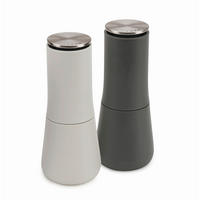 SALZ- UND PFEFFERMÜHLE    - Hellgrau/Grau, KONVENTIONELL, Keramik/Kunststoff (7/7/16,9cm) - Joseph Joseph
