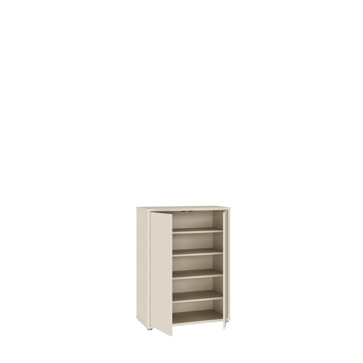 SCHUHSCHRANK Sandfarben  - Sandfarben/Grau, MODERN, Holzwerkstoff/Kunststoff (74,5/99,1/34,9cm) - Xora