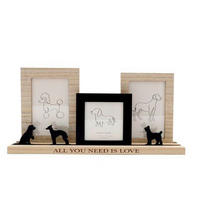 KOLLÁZS KÉPKERET többszínű  - többszínű, Basics, faalapú anyag (39/20/8cm)