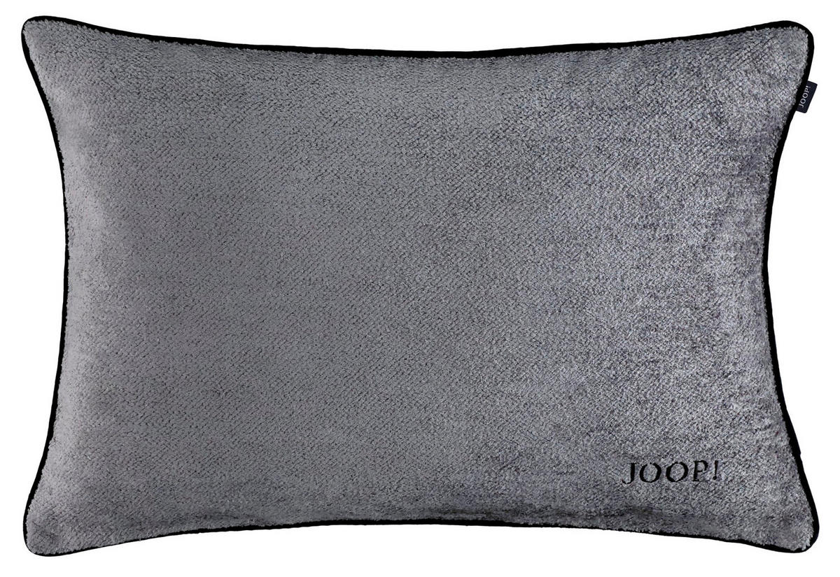 KISSENHÜLLE J!Sign 40/60 cm  - Hellgrau/Schwarz, Trend, Textil (40/60cm) - Joop!