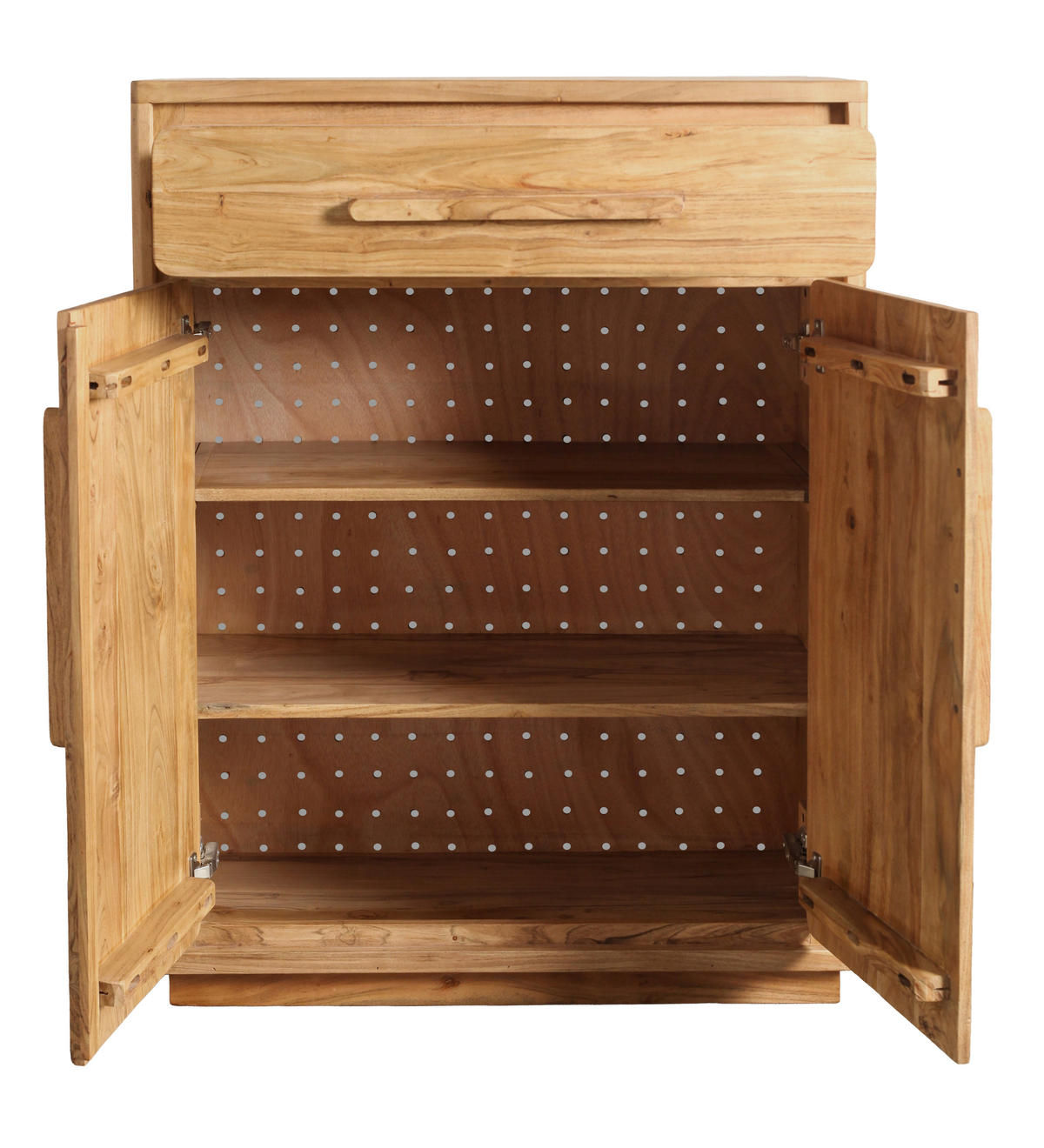SCHUHSCHRANK Akazie vollmassiv Akaziefarben  - Akaziefarben, LIFESTYLE, Holz (85/110/43cm) - Landscape