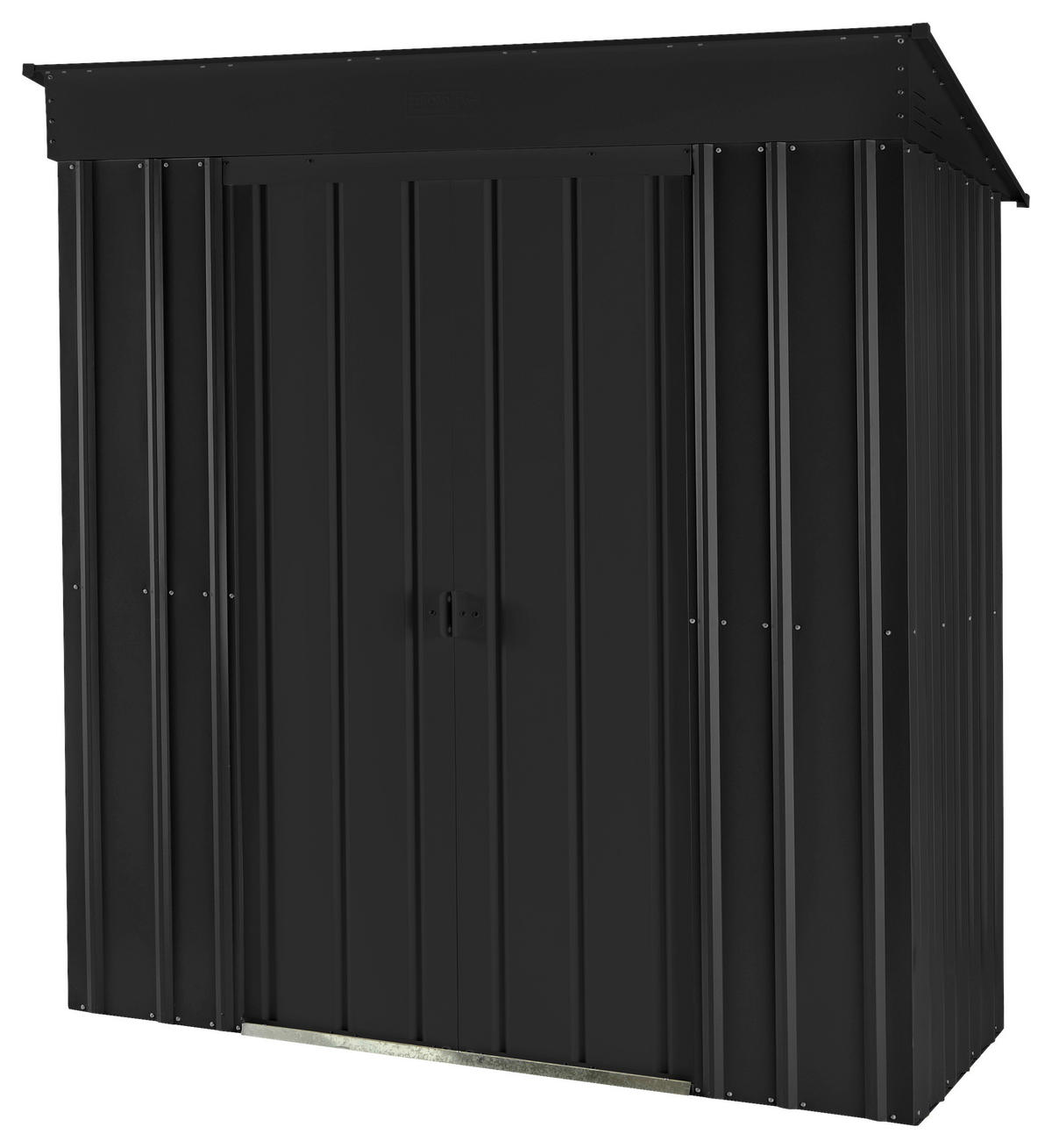 GERÄTEHAUS 180/199/124 cm  - Schwarz, Basics, Metall (180/199/124cm)