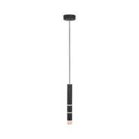 LED-HÄNGELEUCHTE PURE-VEGA 12/12/120 cm   - Schwarz, Design, Kunststoff/Metall (12/12/120cm) - Neuhaus PURE