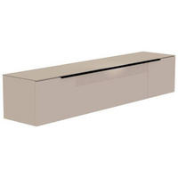 LOWBOARD  in 210/41/45 cm  - Sandfarben/Schwarz, Design, Glas/Holzwerkstoff (210/41/45cm) - Moderano