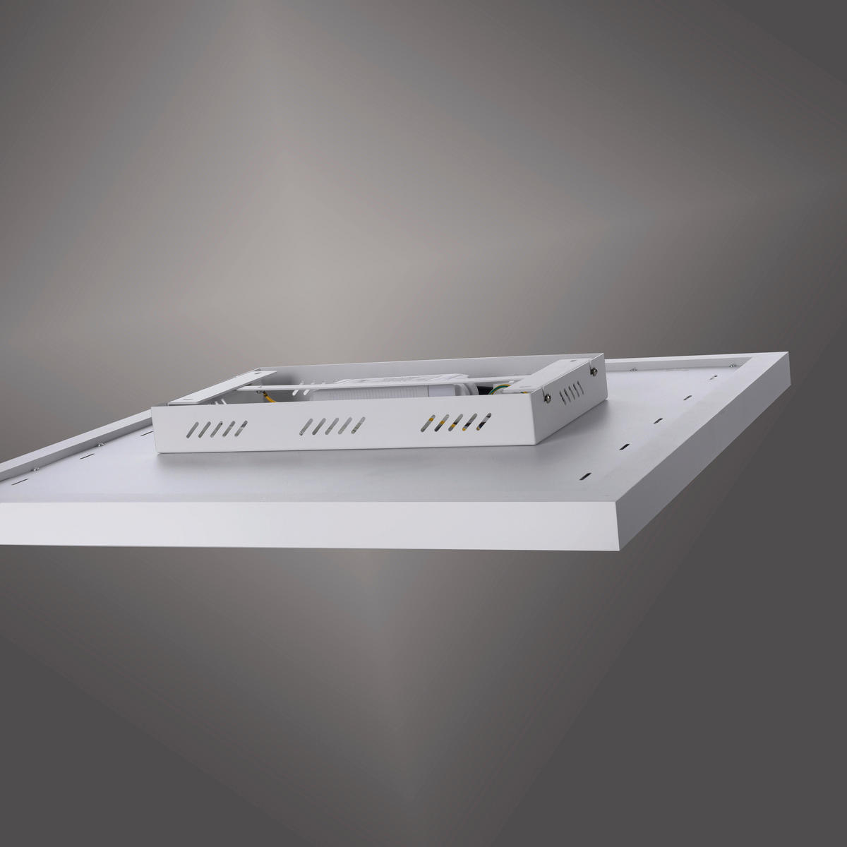 LED-DECKENLEUCHTE Beroa 60/60/6,8 cm   - Weiß, KONVENTIONELL, Kunststoff/Metall (60/60/6,8cm)