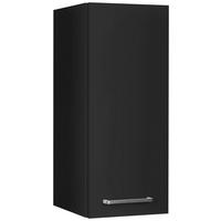 KÜCHENOBERSCHRANK 30/72/35 cm  in Schwarz  - Edelstahlfarben/Schwarz, MODERN, Holzwerkstoff/Metall (30/72/35cm) - Nobilia