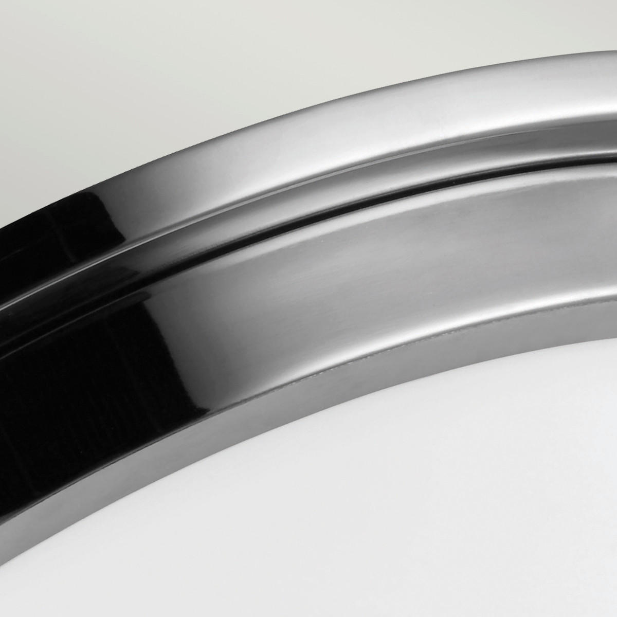 BADEZIMMER-DECKENLEUCHTE Elstead Payne 31.9/14.3 cm   - Chromfarben, KONVENTIONELL, Glas/Metall (31.9/14.3cm) - Elstead Lighting