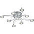 LED-DECKENLEUCHTE - Chromfarben, Design, Metall (80cm)