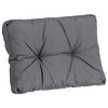RÜCKENKISSEN  - Grau, Basics, Textil (60/43/8cm)