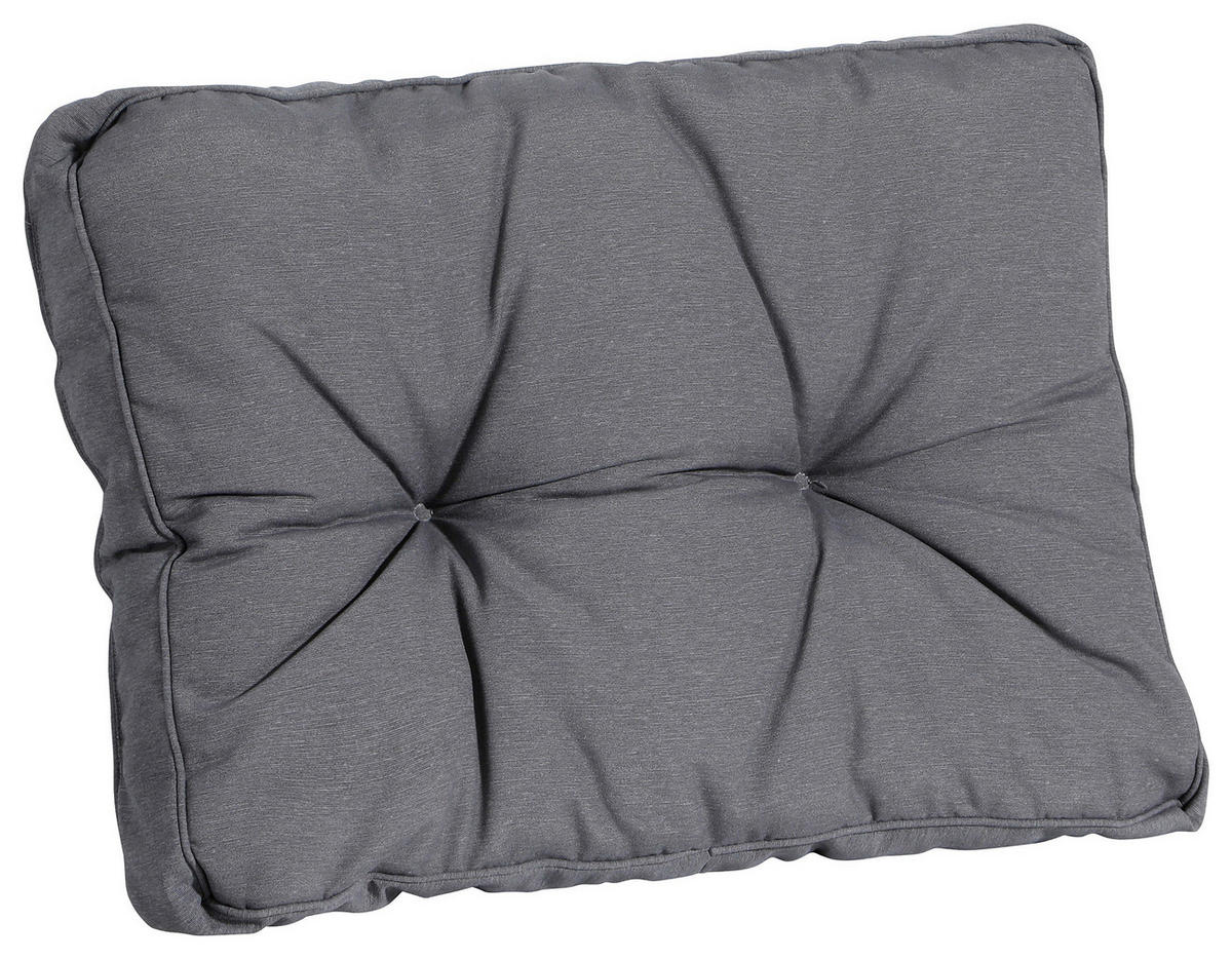 RÜCKENKISSEN  - Grau, Basics, Textil (60/43/8cm)