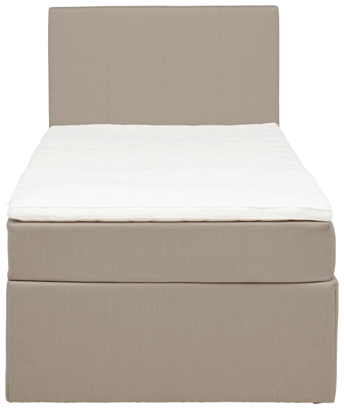 BOXBETT 90/200 cm  in Sandfarben  - Sandfarben/Schwarz, Basics, Kunststoff/Textil (90/200cm) - P & B