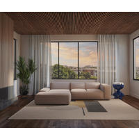 HÖRNSOFFA i manchester beige  - beige/svart, Design, textil/plast (200/304cm) - MID.YOU