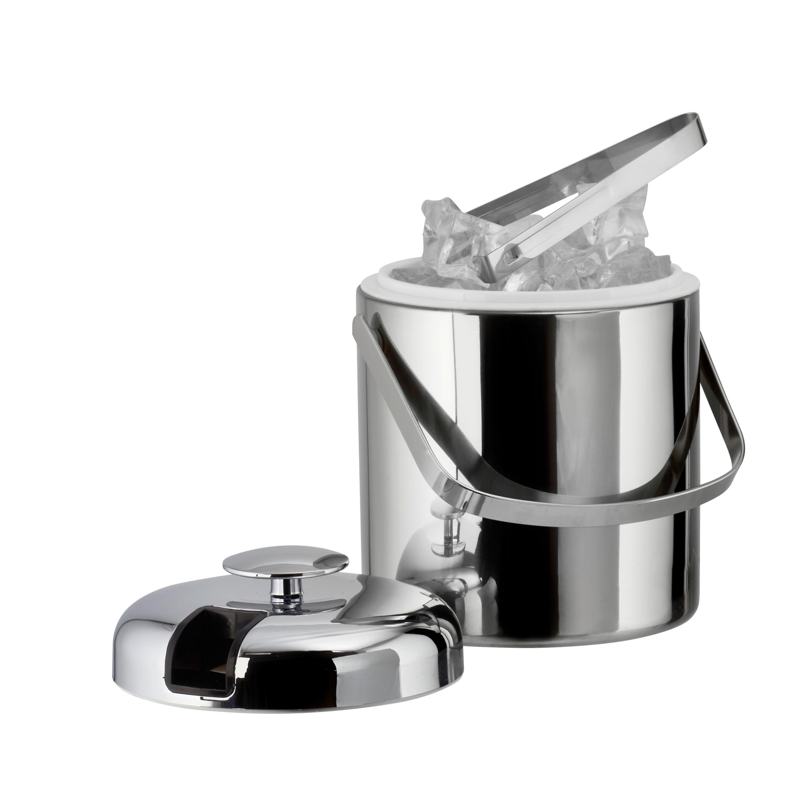 EISEIMER - Seidengrau, Basics, Kunststoff/Metall (14/14/22cm)