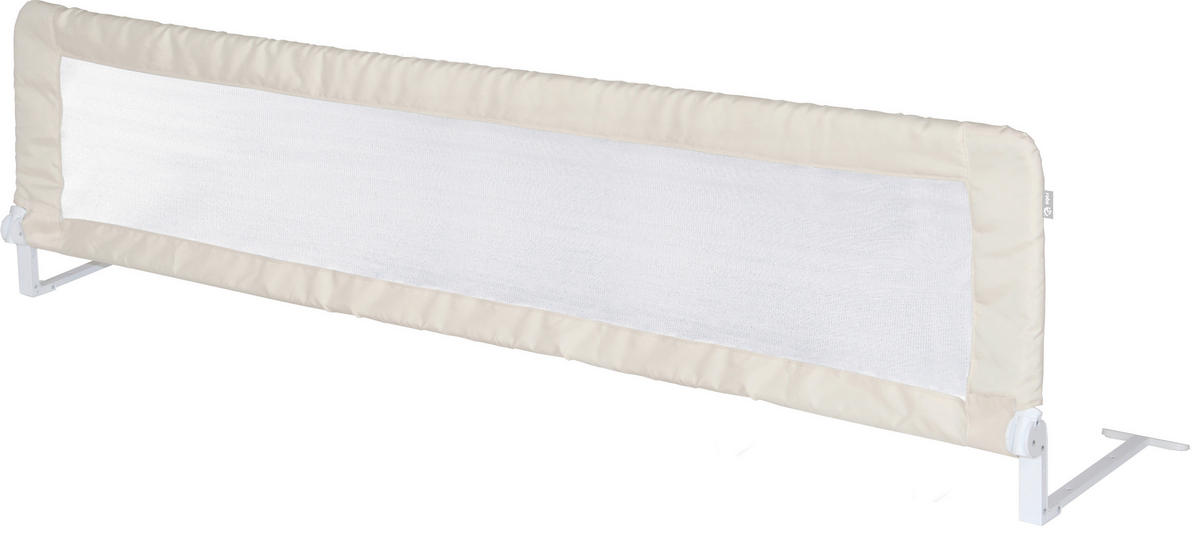 BETTSCHUTZGITTER 150/40 cm  - Beige, Basics, Textil/Metall (150/40cm) - Roba