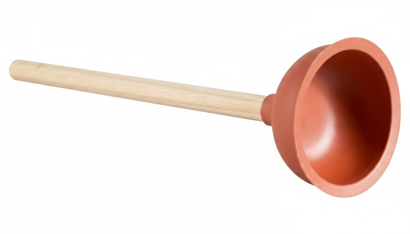 Dispozitiv Desfundare Scurger - roșu deschis/culoare lemn fag, Basics, lemn (13,5/40cm) - Homeware