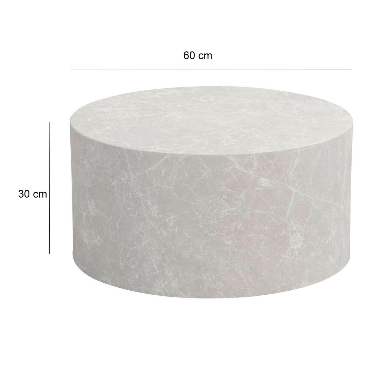KONFERENČNÍ STOLEK, pískové barvy - pískové barvy, Design, kompozitní dřevo (60/30cm) - Livetastic