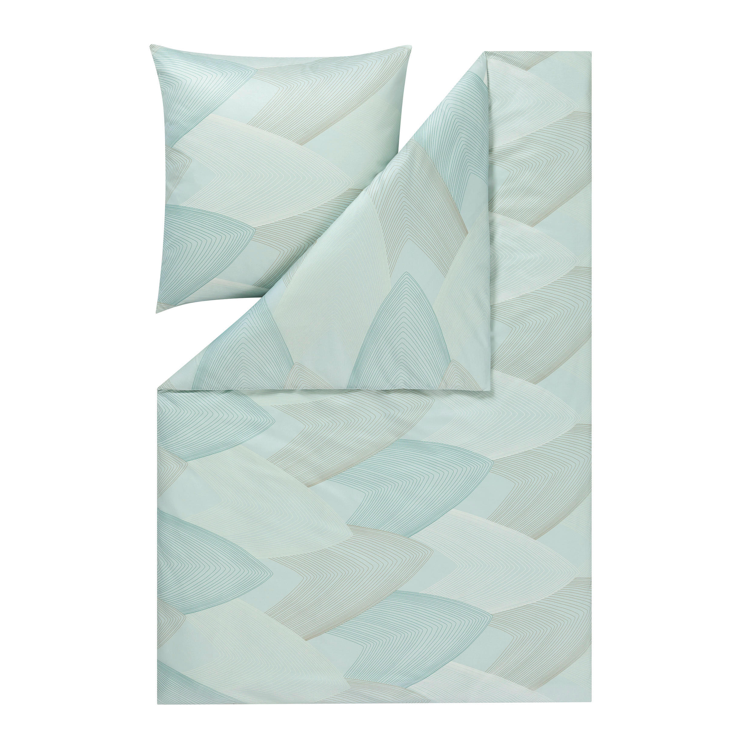 BETTWÄSCHE Atelier Interlock-Jersey 155/220 cm  - Mintgrün, Design, Textil (155/220cm) - Estella