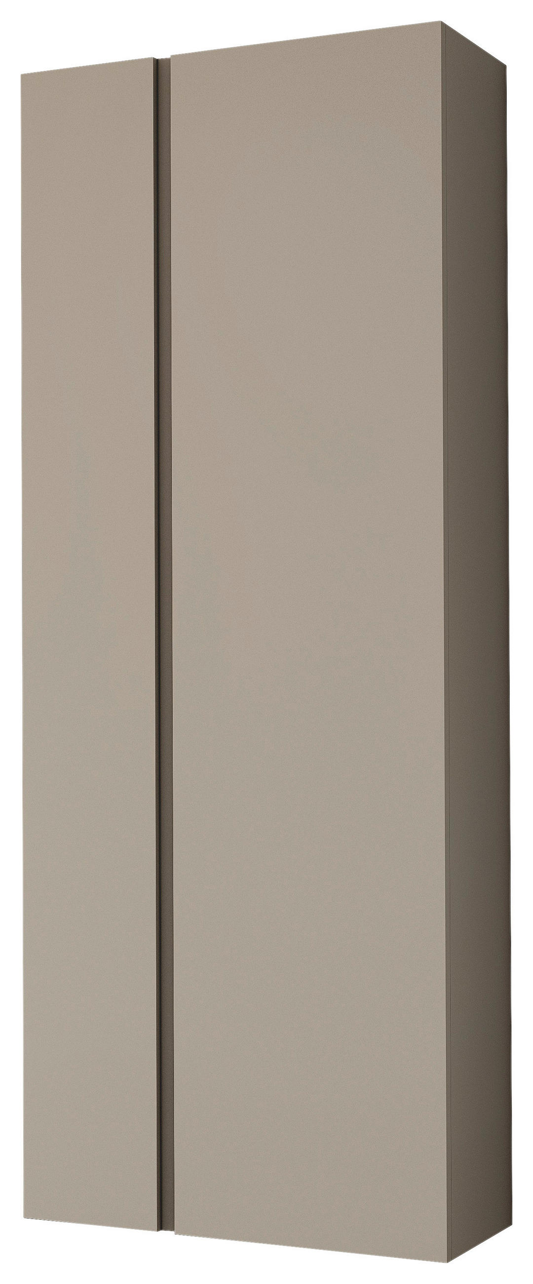 GARDEROBENSCHRANK Gardasee  in 60/165/33 cm  - Taupe, Design, Holzwerkstoff (60/165/33cm) - Moderano