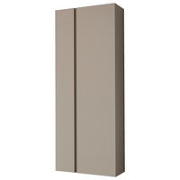 GARDEROBENSCHRANK Gardasee 60/165/33 cm  - Taupe, Design, Holzwerkstoff (60/165/33cm) - Moderano