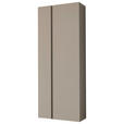 GARDEROBENSCHRANK Gardasee  in 60/165/33 cm  - Taupe, Design, Holzwerkstoff (60/165/33cm) - Moderano