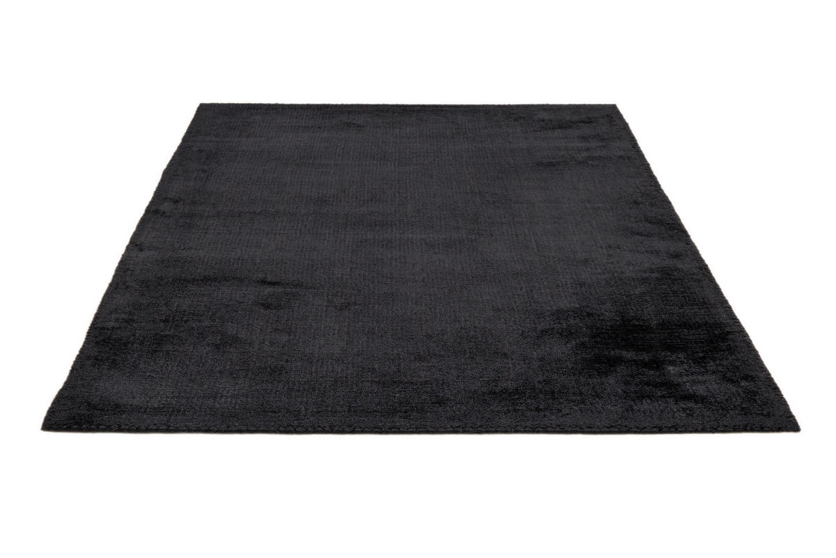 HANDWEBTEPPICH 190/290 cm Schwarz  - Schwarz, Basics, Textil (190/290cm) - Tom Tailor
