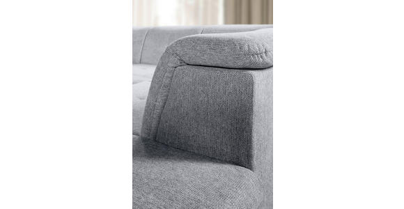 WOHNLANDSCHAFT Grau Chenille  - Grau, KONVENTIONELL, Kunststoff/Textil (240/340/188cm) - Carryhome