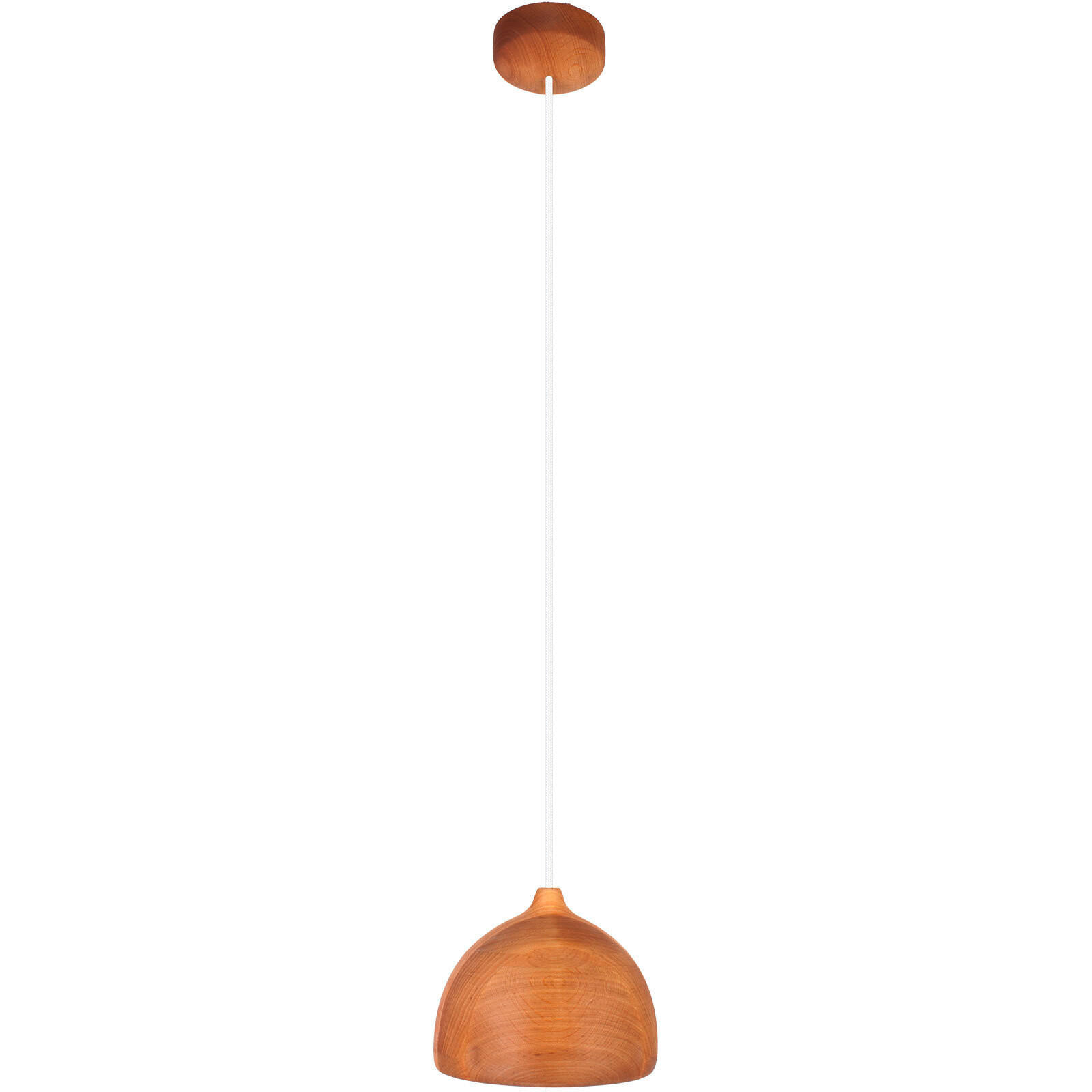 ZÁVĚSNÉ SVÍTIDLO, 17,5/90-140 cm  - bílá/barvy olše, Natur, dřevo (17,5/90-140cm)