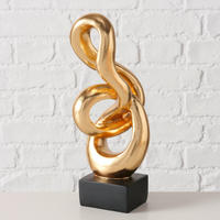 SZOBOR - arany, Basics, műanyag (12/29,5/11cm) - Ambia Home