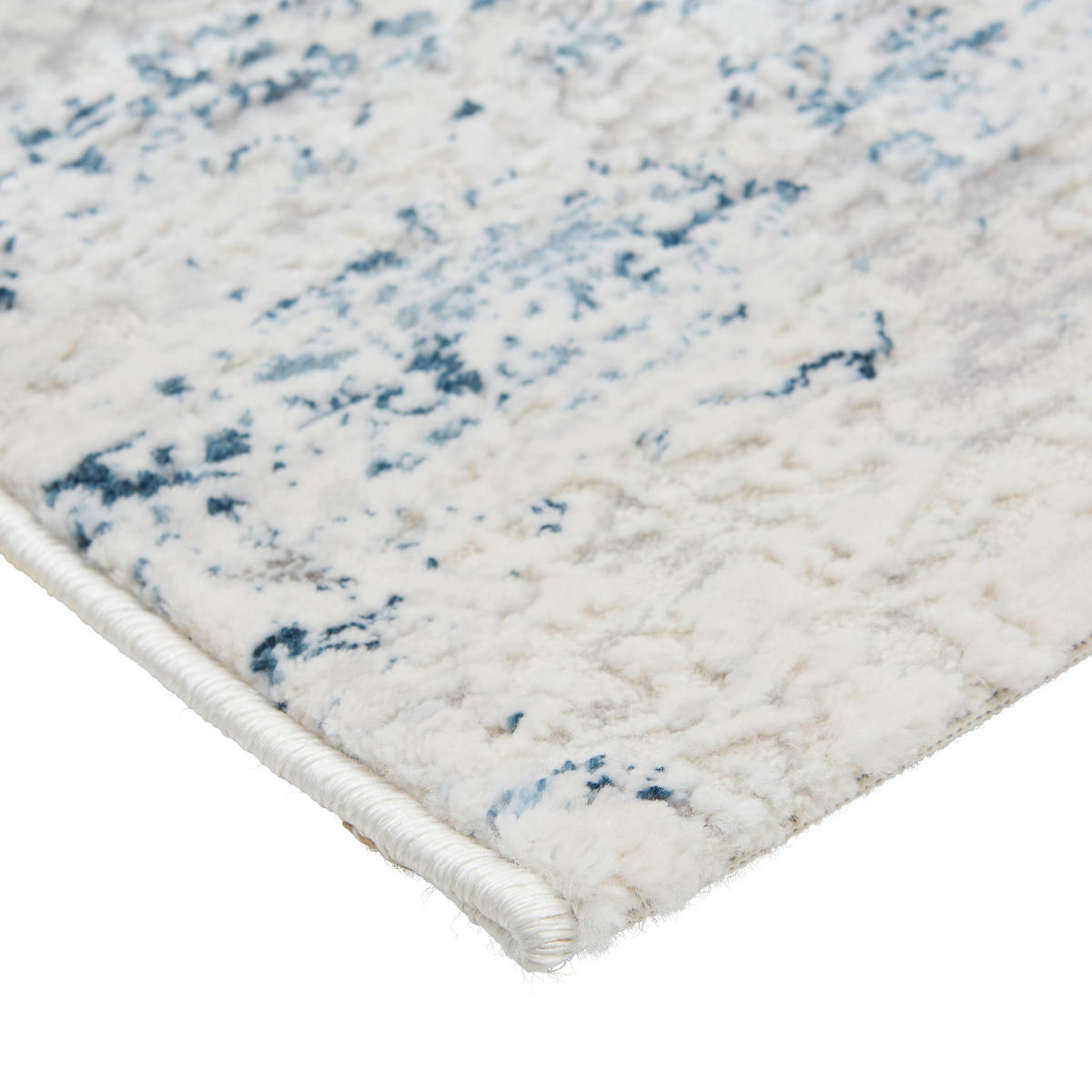 WEBTEPPICH 80/150 cm Antea  - Blau/Creme, Design, Textil (80/150cm) - Schöner Wohnen Teppi