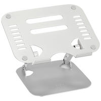 LAPTOP-HALTERUNG Metall Silberfarben  - Silberfarben, Basics, Metall (27/5,5/22cm) - MID.YOU