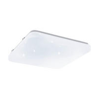 PLAFONIERĂ CU LED - alb, Basics, plastic/metal (28/28/7cm)