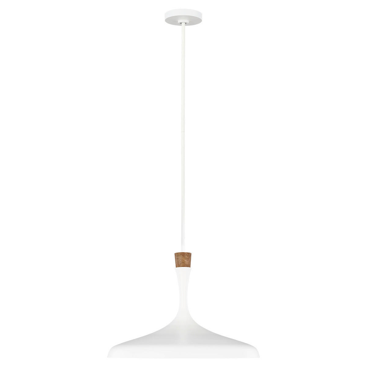 HÄNGELEUCHTE 48.2/53.2 cm    - Weiss, Basics, Metall (48.2/53.2cm) - Elstead Lighting