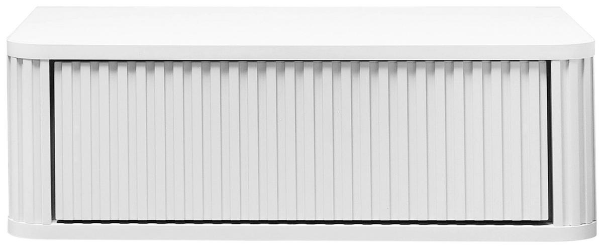 NACHTSCHRANK 63/21/38 cm  - Weiß, KONVENTIONELL, Holzwerkstoff (63/21/38cm) - Chameo