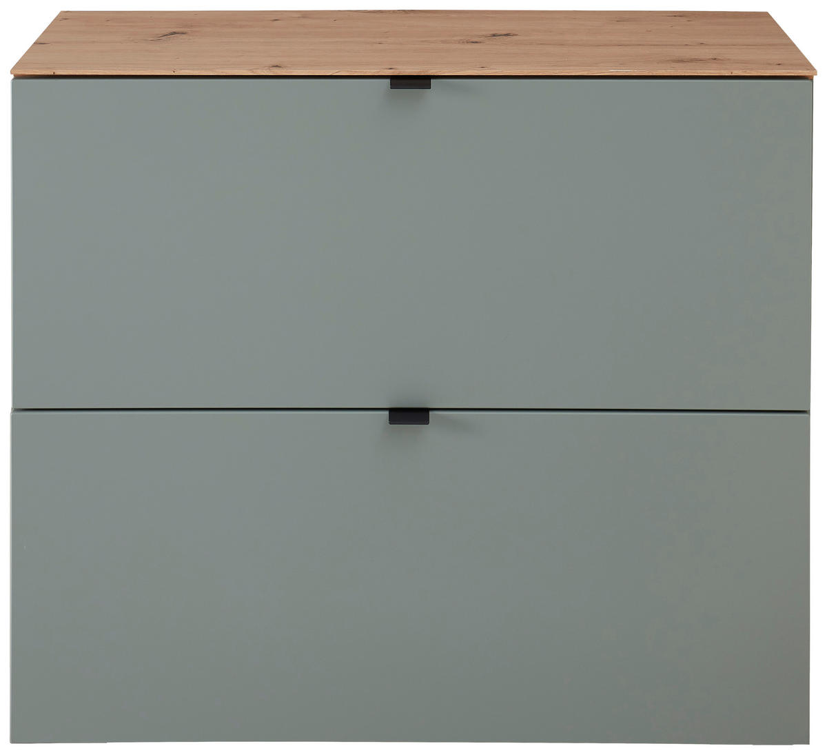 VYKLÁPĚCÍ BOTNÍK, šalvějově zelená, dub artisan, 100/84/37 cm - černá/šalvějově zelená, Design, kov/kompozitní dřevo (100/84/37cm) - Voleo