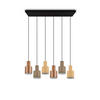 ZÁVĚSNÉ SVÍTIDLO, 85/27/150 cm  - černá/hnědá, Design, kov (85/27/150cm) - Trio Leuchten