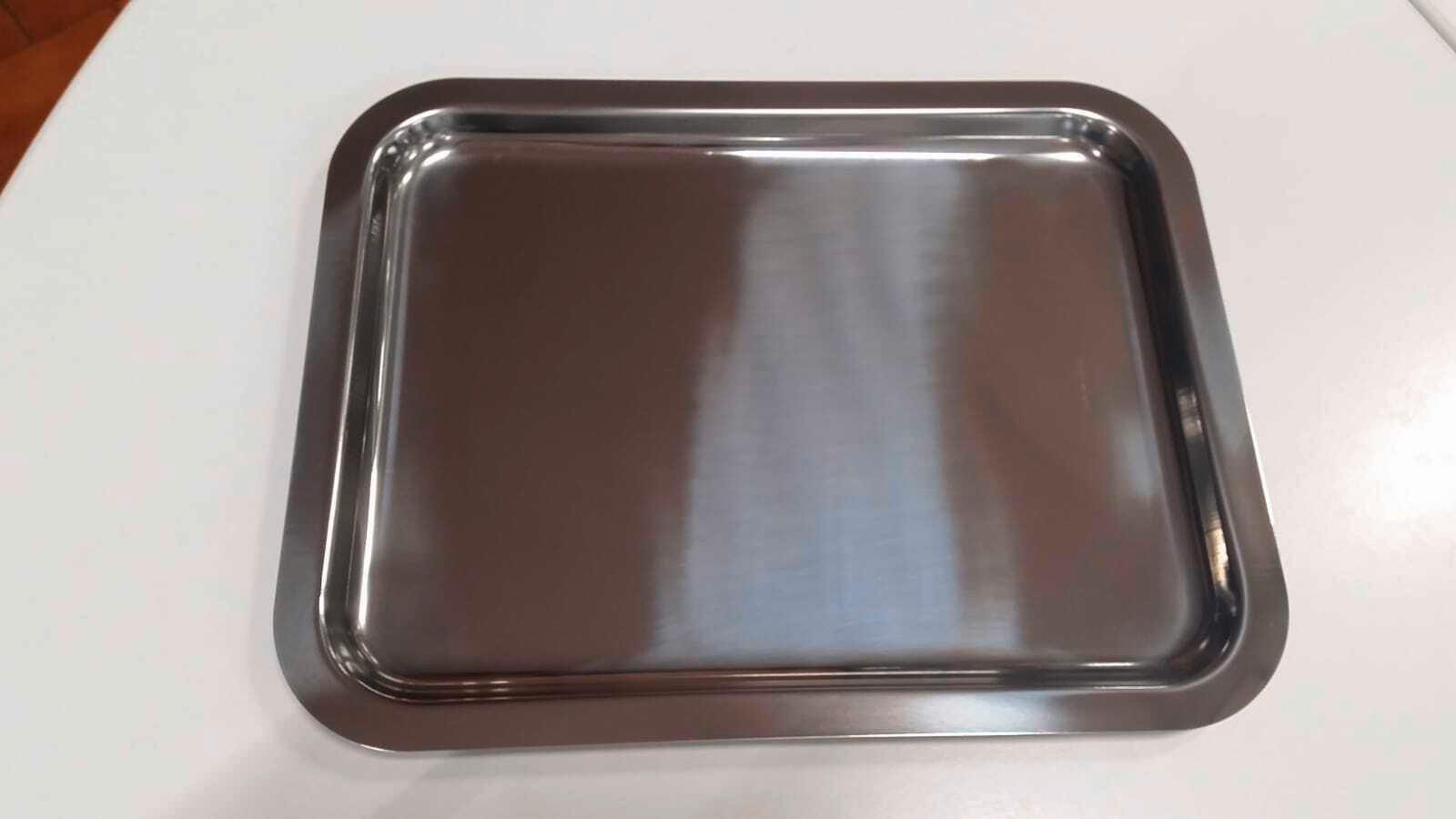 TÁLCA    - nemesacél, Basics, fém (40cm)