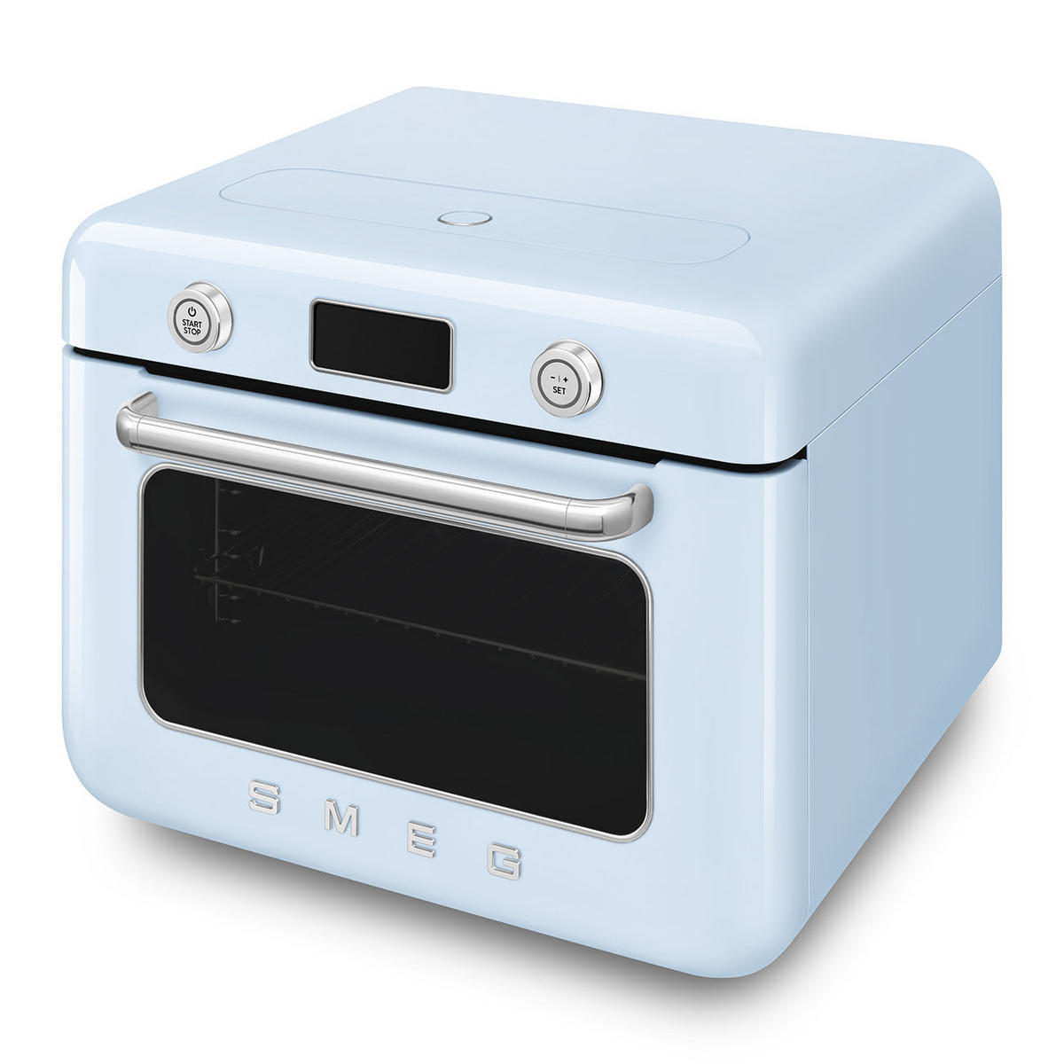 MINIBACKOFEN 50´s Style  - Pastellblau, Basics, Metall (50/40/51cm) - SMEG