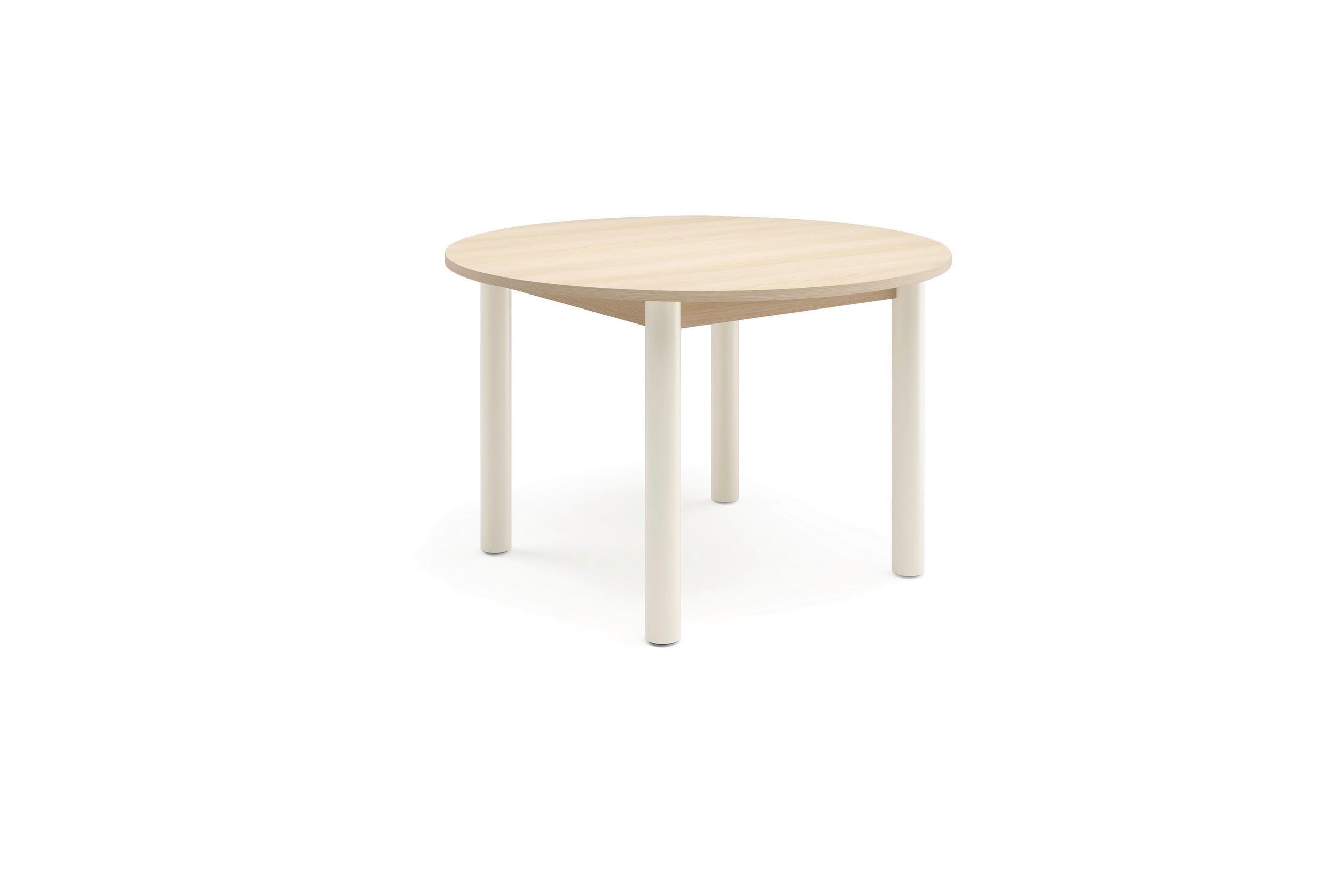 ESSTISCH in Metall, Holzwerkstoff 120/120/76 cm  - Hellbraun/Weiß, Natur, Holzwerkstoff/Metall (120/120/76cm) - Tom Tailor