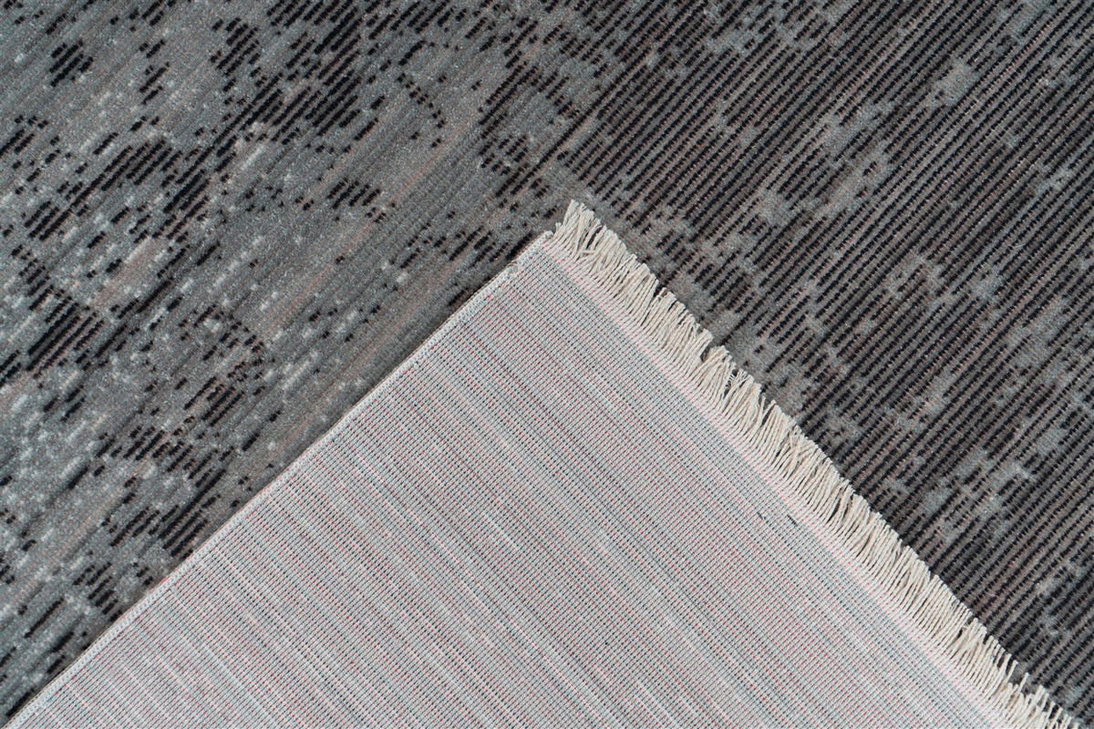 WEBTEPPICH 160/230 cm Baroque Anthrazit  - Anthrazit, Basics, Textil (160/230cm) - Novel