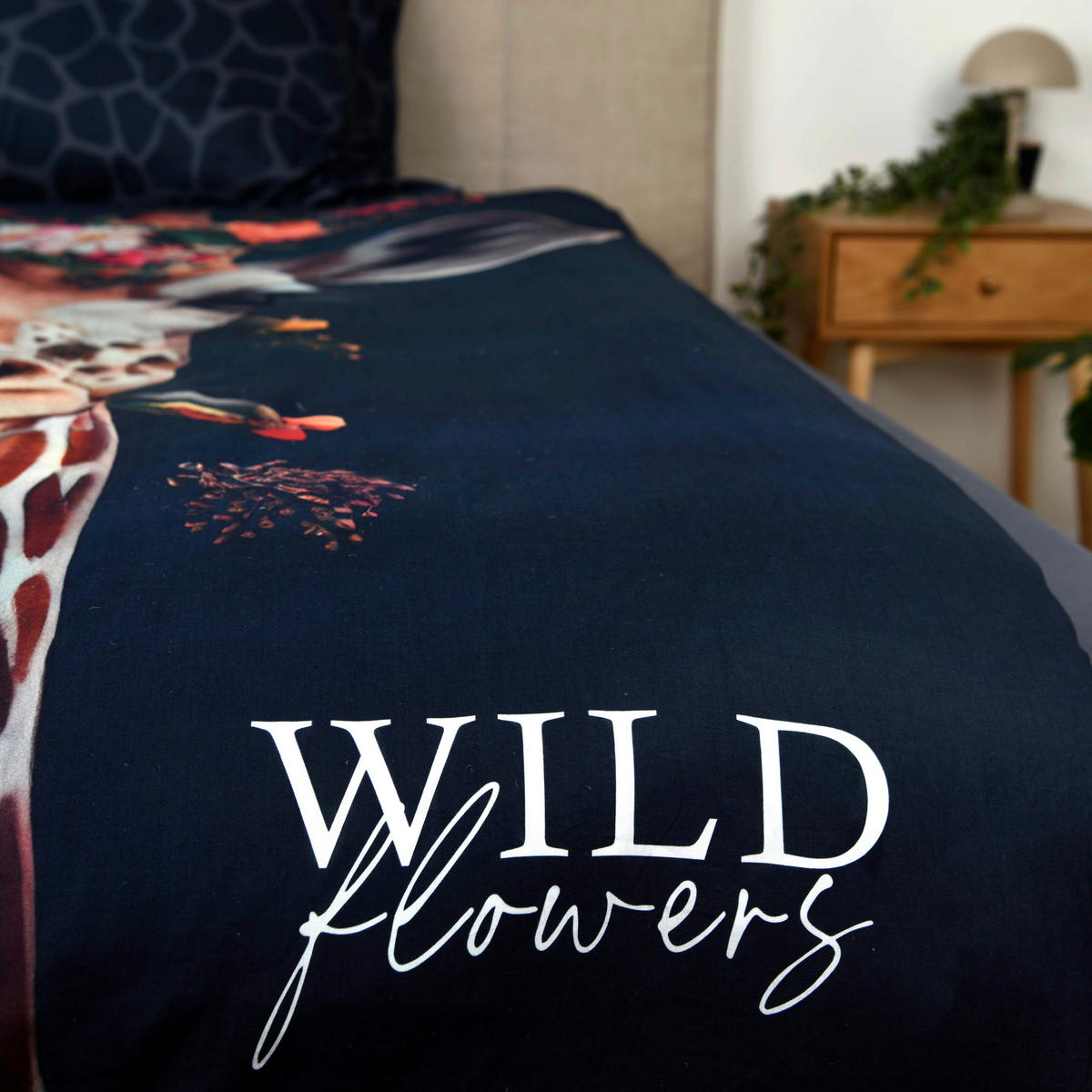 JUGENDBETTWÄSCHE Wild Flowers Renforcé 135/200 cm  - Multicolor, Design, Textil (135/200cm) - Herding