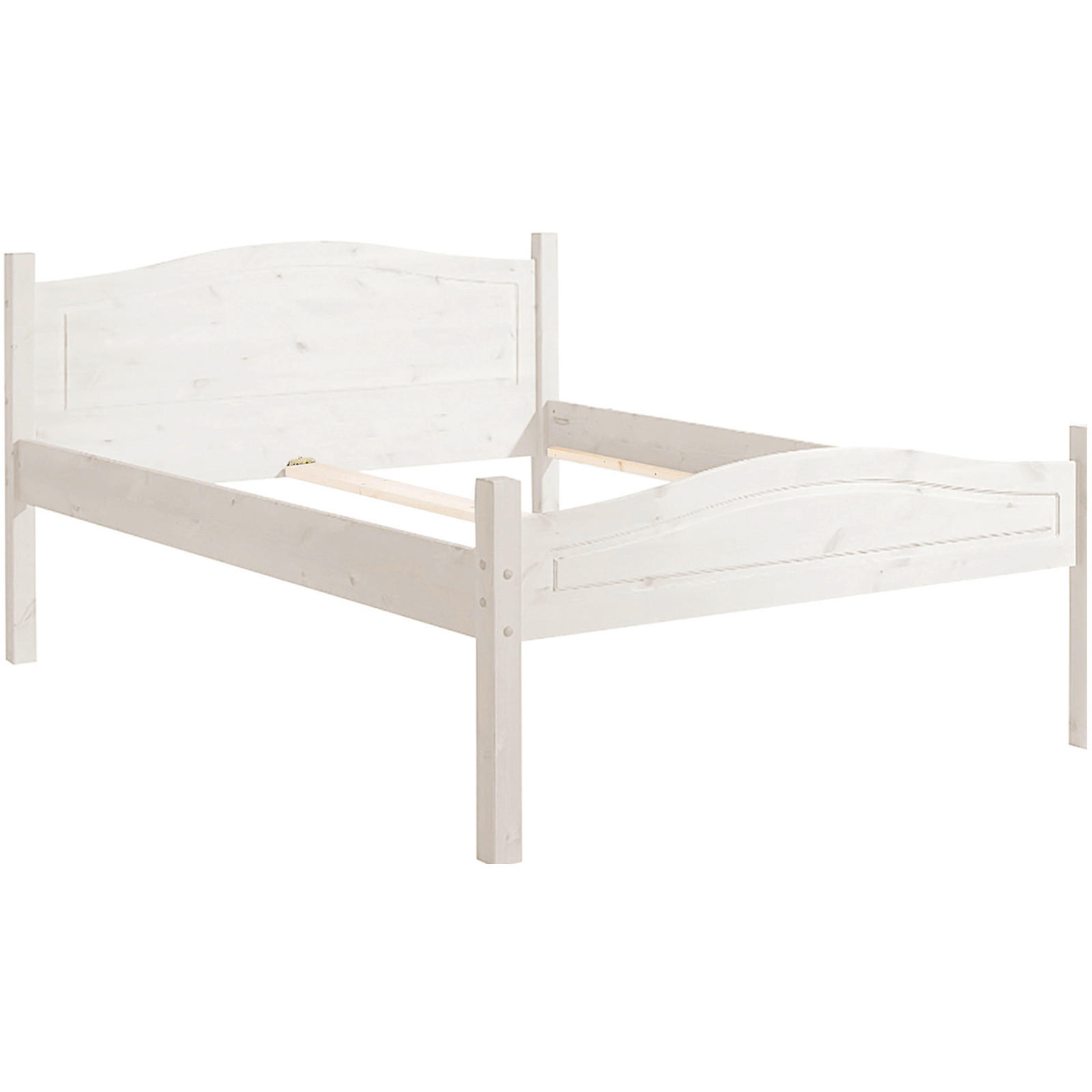 Mid.you Bett Bolton Weiß 99x208 cm