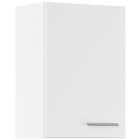 KÜCHENOBERSCHRANK 50/72,3/34,2 cm  in Weiß  - Edelstahlfarben/Weiß, Basics, Holzwerkstoff/Metall (50/72,3/34,2cm) - Impuls