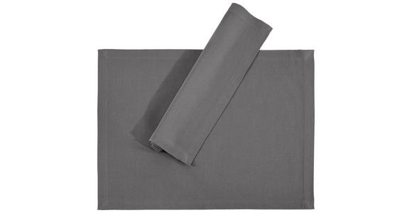 TISCHSET 33/45 cm Textil   - Grau, Basics, Textil (33/45cm) - Novel