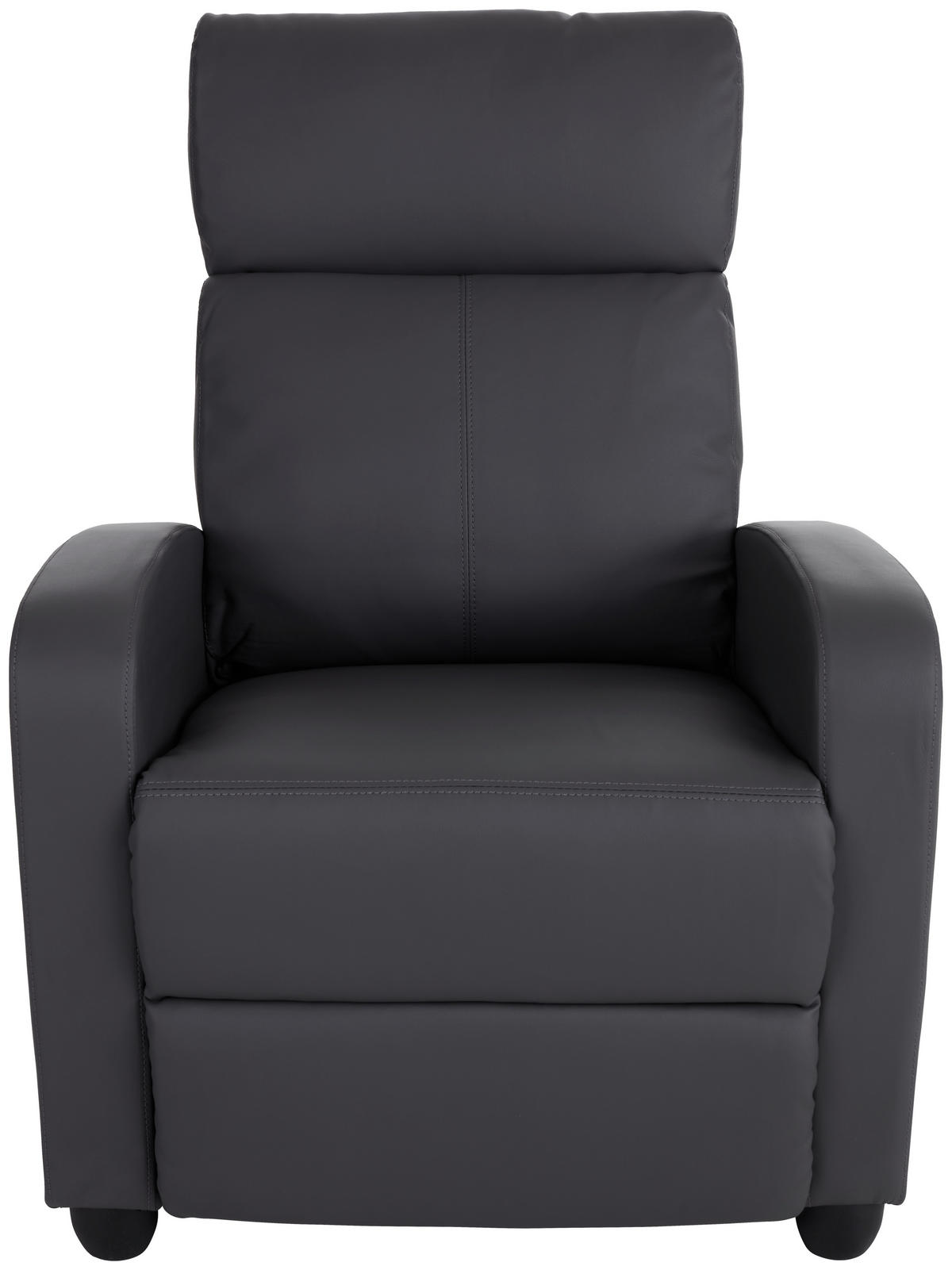 FOTELJA ZA GLEDANJE TELEVIZORA 69/75-100,5/87-157 cm , siva  - siva/crna, Moderno, tekstil (69/75-100,5/87-157cm) - Ti'me