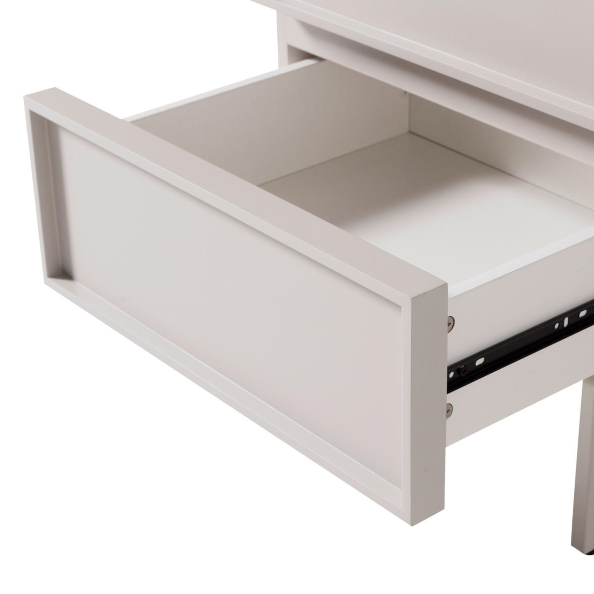 NACHTTISCH 45/51/42 cm  - Sandfarben, Design, Holzwerkstoff/Metall (45/51/42cm) - Livetastic